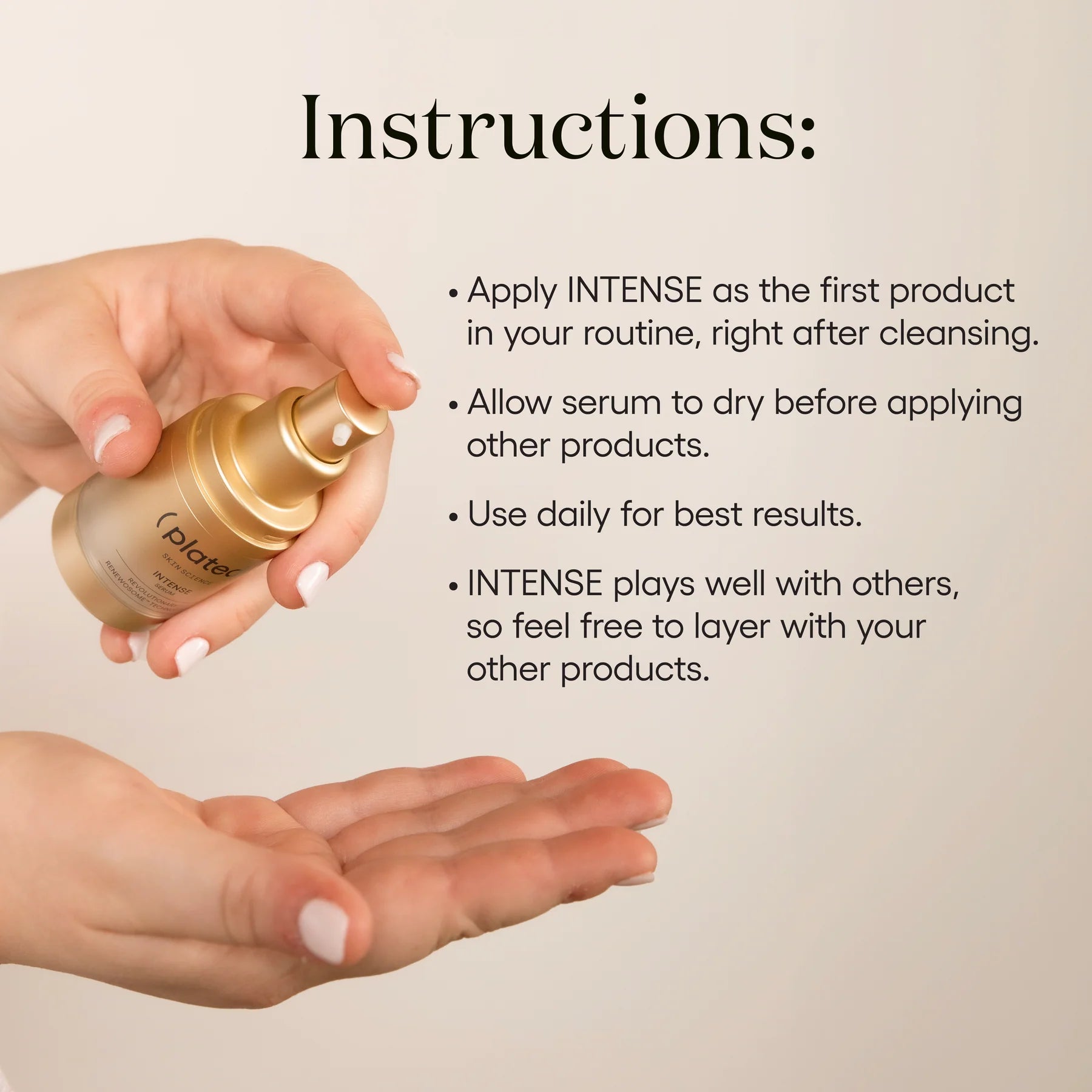 Plated INTENSE Serum Refill